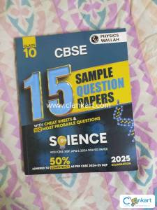 Pw class 10 science booklet with 15 sample paper