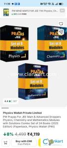 Pw prayas books for jee dropper