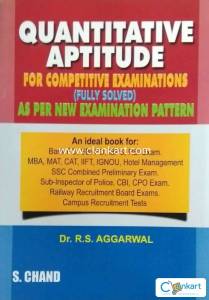 QUANTITATIVE APTITUDE BY Dr. R.S. AGGARWAL
