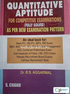 QUANTITATIVE APTITUDE BY R. S. AGGARWAL
