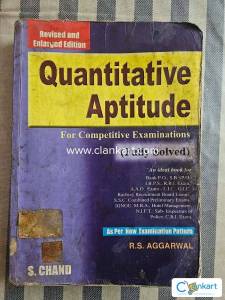 QUANTITATIVE APTITUDE FOR COMPETITIVE EXAMINATIONS