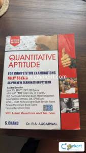 QUANTITATIVE APTITUDE- S.Chand, R.S. Aggarwal