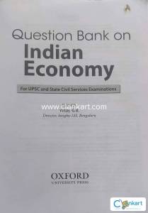 QUESTION BANK ON INDIAN ECONOMY