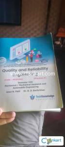 Quality and reliability engineering Pune University 8th semester