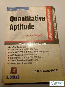 Quantitative Aptitude (R.S. Aggarwal) for competitive exams