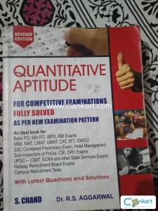 Quantitative Aptitude S chand by Dr RS Aggarwal for ssc, bank, railway