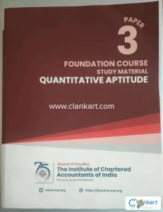 Quantitative Aptitude Study Material for CA Foundation