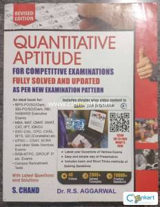 Quantitative Aptitude for Competitive Examinations  R.S. Aggarwal