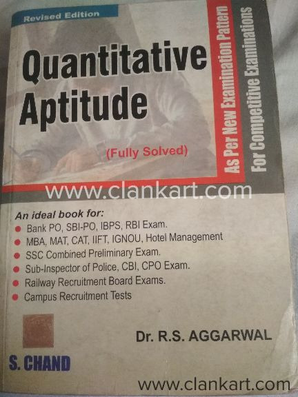 Quantitative Aptitute By RS Aggarwal Fully Solved for Competi Exm