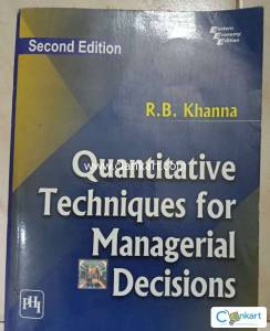 Quantitative Techniques for Managerial Decisions, 2nd Edition Print