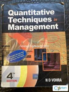 Quantitative Techniques in Management 4th Edition