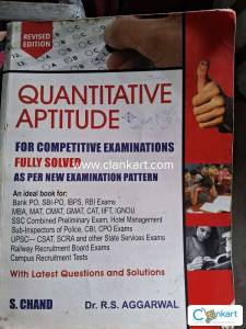 Quantitative  Aptitude:- R.S.AGGARWAL