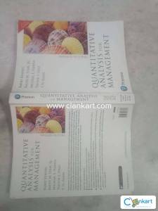 Quantitative analysis for Management For MBA