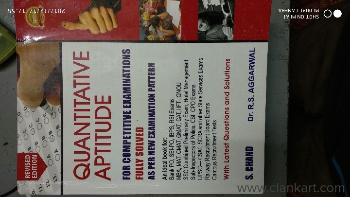 Quantitative aptitude by R S Agarwal