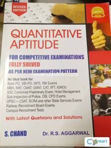 Quantitative aptitude by R S Aggarwal