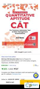 Quantitative aptitude for CAT