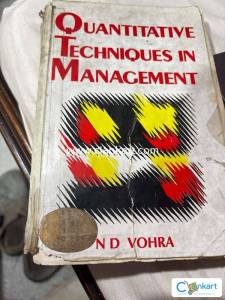 Quantitative techniques IN management