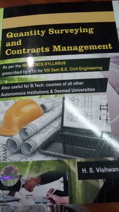 Quantity surveying and contracts management hs viswanath 8 sem civil e