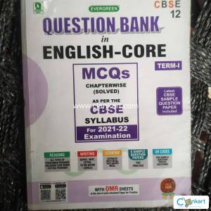 Question bank English core MCQ solved cbse latest patern 12 class