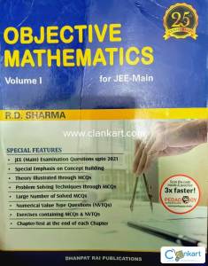 R.D.SHARMA JEE-MAIN OBJECTIVE MATHEMATICS VOLUME 1