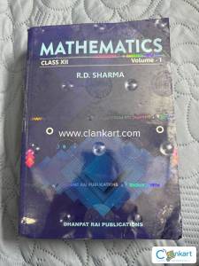 R.D.SHARMA Maths for Class 12 set of 3 books