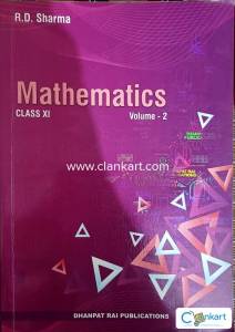 R.D.Sharma class 11 vol 1 and vol2