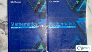 R.D.Sharma for class 11 (vol1 and vol2 ) 2021 edition