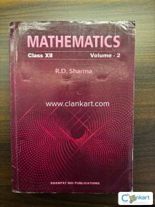 RD SHARMA CLASS 12 MATHS VOLUME 2 ( NEW CONDITION )