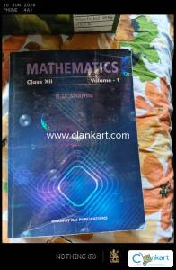 RD SHARMA CLASS 12 VOL 1, 2 AND MCQ