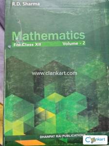 RD SHARMA CLASS 12th Volume 1 and 2