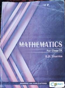 RD SHARMA CLASS 9th  CBSE  EXCELLENT CONDITION ALL PAGES INCLUDE