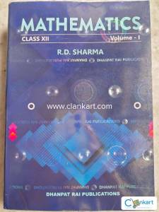 R.D. SHARMA Class 12 Mathematics (VOLUME 1)