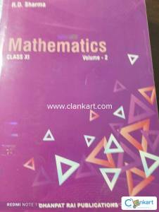RD SHARMA FOR CLASS 11 VOLUME 2 MATHEMATICS