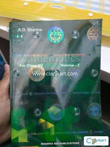 R.D SHARMA FOR CLASS 12(VOLUME 1+2)