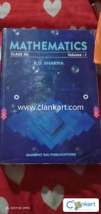 RD SHARMA For Class 12th
