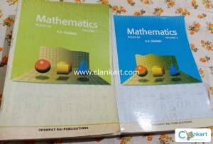 RD SHARMA MATHEMATICS BOOK FOR CLASS 12 (VOLUME 1 & 2)