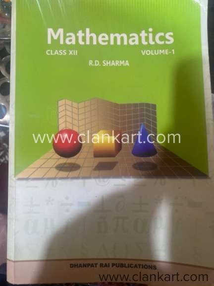 RD SHARMA MATHEMATICS CLASS12VOL 12