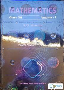 R.D. SHARMA MATHEMATICS CLASS 12