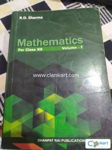 R.D SHARMA MATHEMATICS CLASS 12 volume 1 and 2