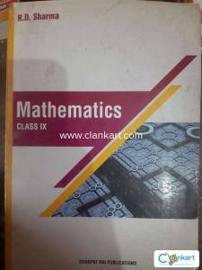 RD SHARMA, MATHEMATICS CLASS 9