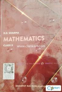 R.D. SHARMA MATHEMATICS CLASS X