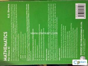 R.D. SHARMA MATHEMATICS VOL. I & II