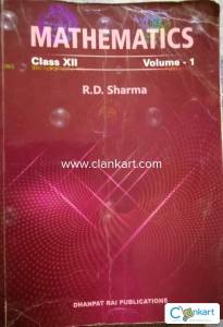 R.D SHARMA MATHS FOR CLASS 12
