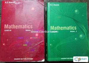 R.D SHARMA MATHS for CLASS 12 (both volume 1 and 2)