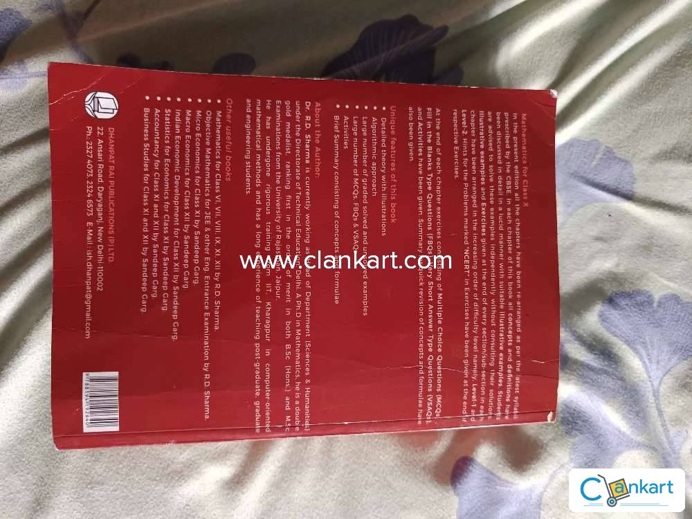 Buy Mathematics For Class X Book In Good Condition At Clankart Buy mathematics for class x book in good condition at clankart