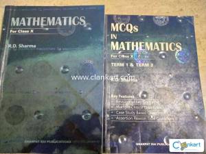 RD. SHARMA MATHS giude + MCQ's book   FOR CLASS 1O