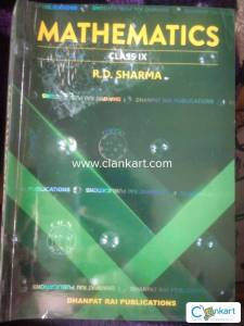 RD SHARMA Math with MCQ book for grade 9