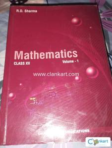 R.D SHARMA Mathematics Class 12 Vol.1 And Vol.2