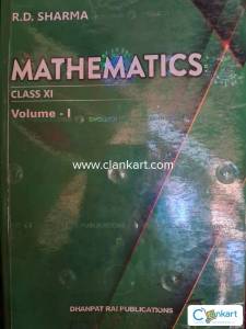 R.D SHARMA Maths for Class 11 Vol 1 and Vol 2