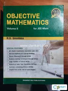 RD SHARMA OBJECTIVE MATHEMATICS VOLUME 1 AND 2